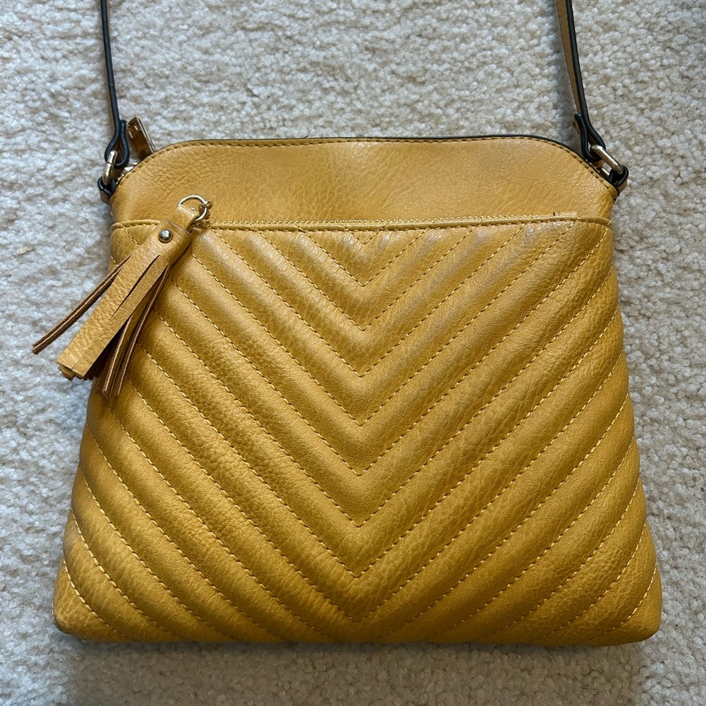 Mustard yellow crossbody